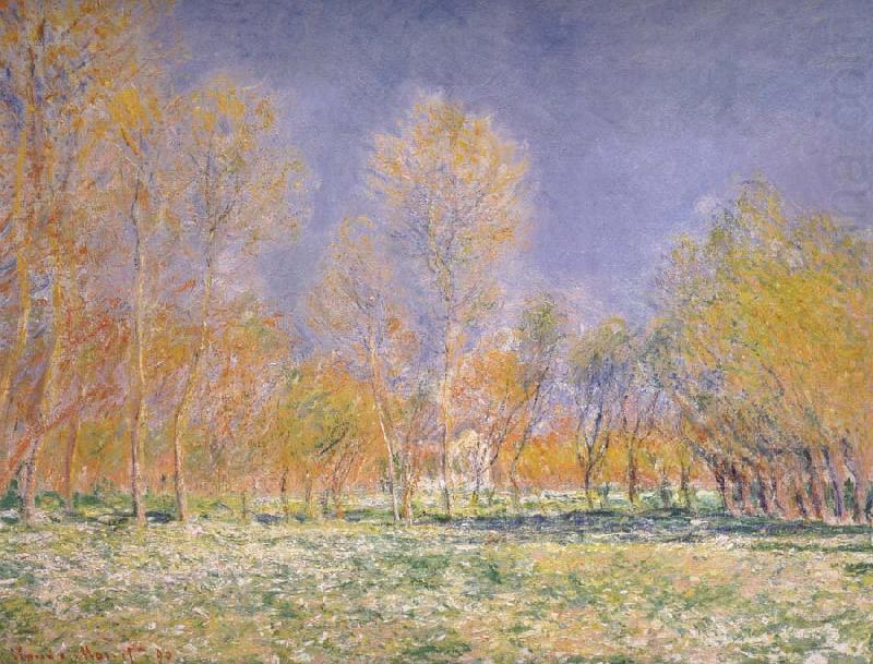 Springtime at Giverny, Claude Monet